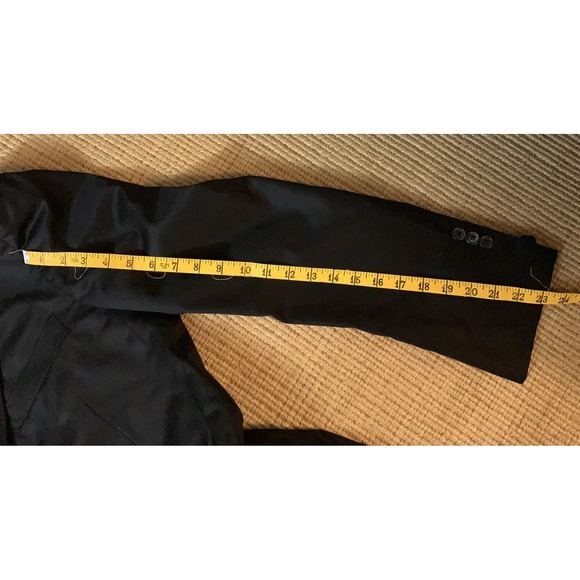 Yves Saint Laurent Rive Gauche Men's Suit Jacket Black 3buttons 100%‎ Cupro - Picture 7 of 11